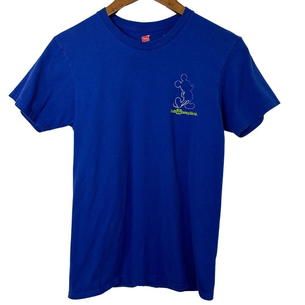 Disney Parks Walt Disney World Mickey Mouse Blue Graphic T-Shirt Mens Small